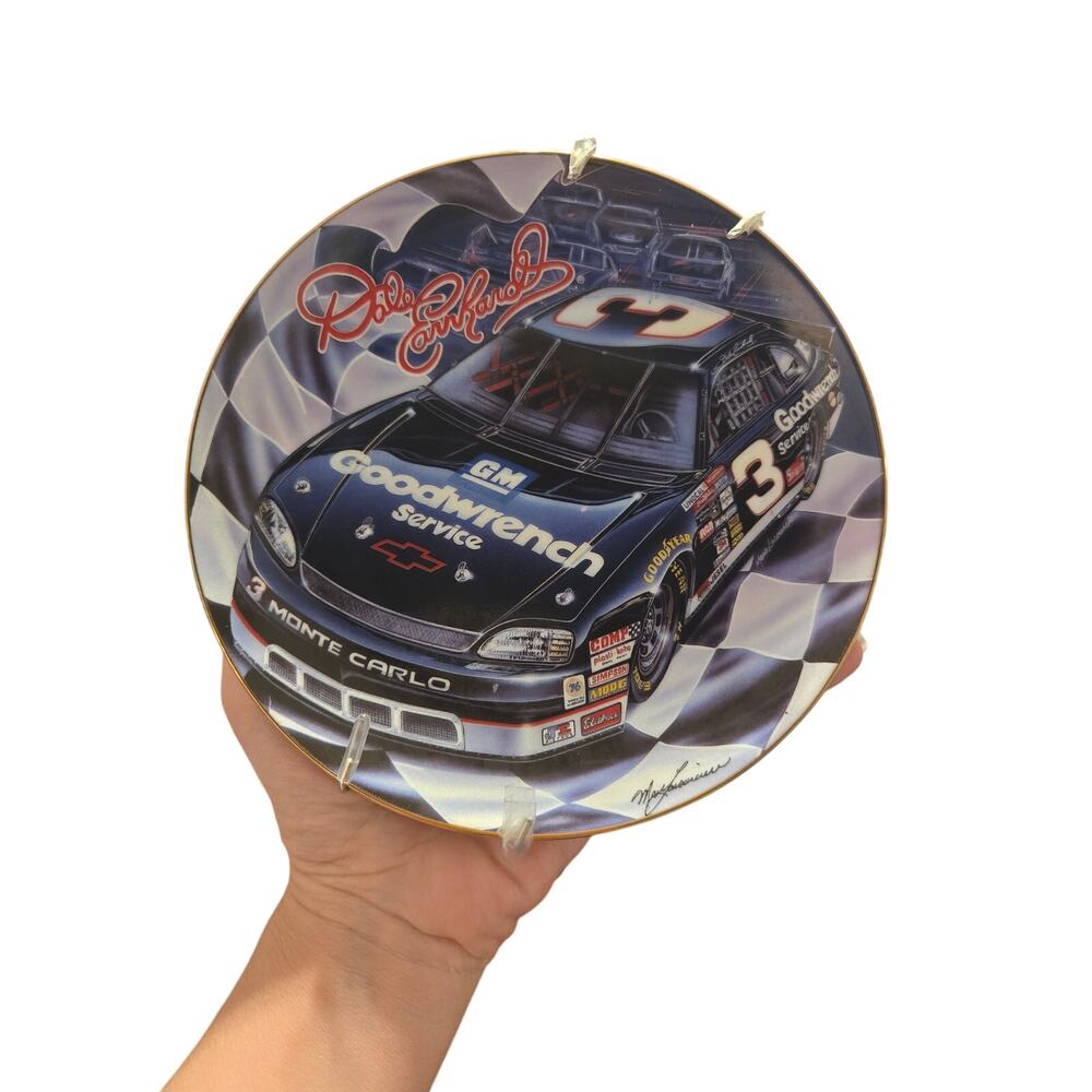 Dale Earnhardt #3 Goodwrench Hamilton Collection Plate Ready to Race 1997